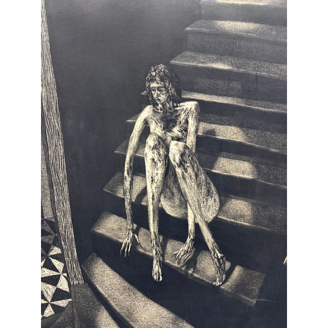 Paper "If Inbetween" Ink on Paper Drawing by Peter Drake (B. 1957), 1985 For Sale - Image 7 of 11