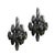 Pair of Modernist Smoked Gray Murano Glass Diamond-Form Polyhedral Wall Sconces For Sale - Image 18 of 18