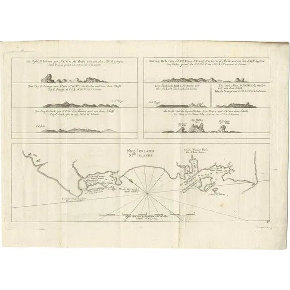 Antique Map of New Ireland, 1774 For Sale
