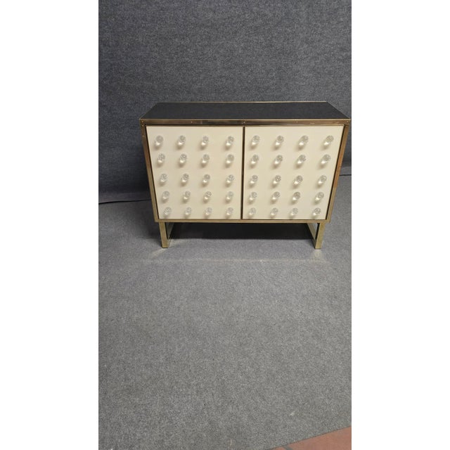 White and Black Cabinet in Murano Glass from Justfurnituress SRL For Sale - Image 13 of 16