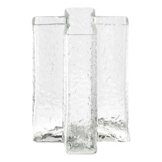 Cross Blown Glass Vase by Bodil Kjaer for Cassina For Sale