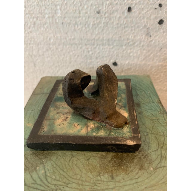 Rectangular Box in Glazed Ceramic by J Gallart For Sale - Image 9 of 12