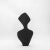 2020s Modern Sculptural Vase in Black Shagreen by R&y Augousti For Sale - Image 5 of 7