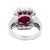 Late 20th Century Late 20th Century No Heat Ruby Ring, Size 5 For Sale - Image 5 of 5