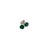 Natural Emerald Stud Earrings 14k White Gold 1.63 TCW Certified For Sale - Image 4 of 14