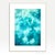 2020s Midnight Wild Flowers - Blue Green Abstract Mixed Media Work on Paper by Sara Richardson For Sale - Image 5 of 6