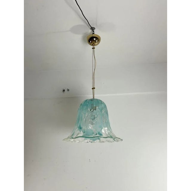 La Murrina Murano glass chandelier, 1970s Intact and in good condition. E27 lamp. Attribution mark. It has a diameter of...
