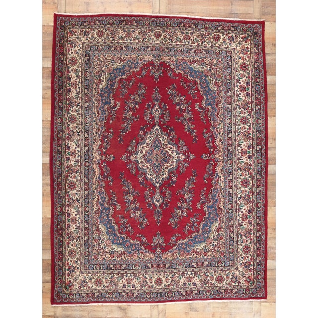 Late 20th Century Vintage Persian Hamadan Rug - 09'02 x 12'02 For Sale - Image 9 of 9