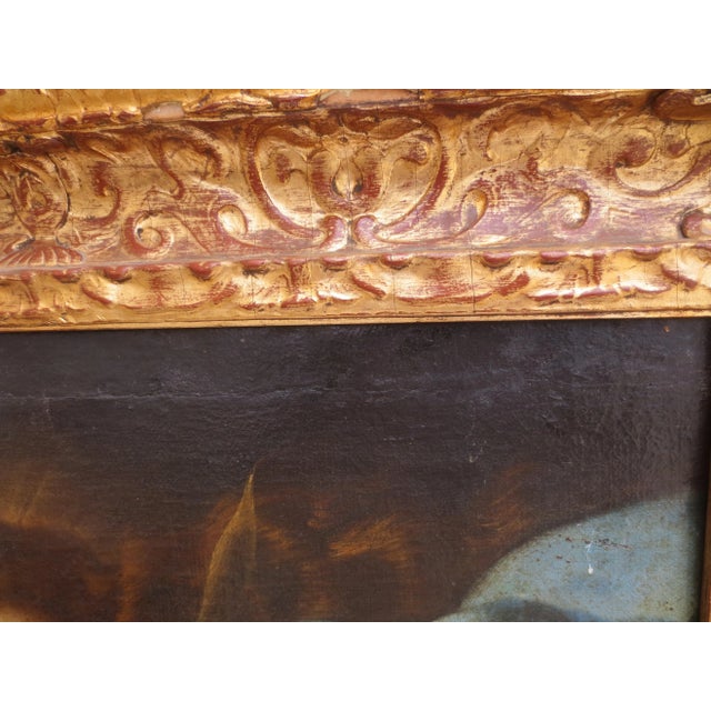 19th Century Italian Madonna and Child Painting For Sale - Image 11 of 14