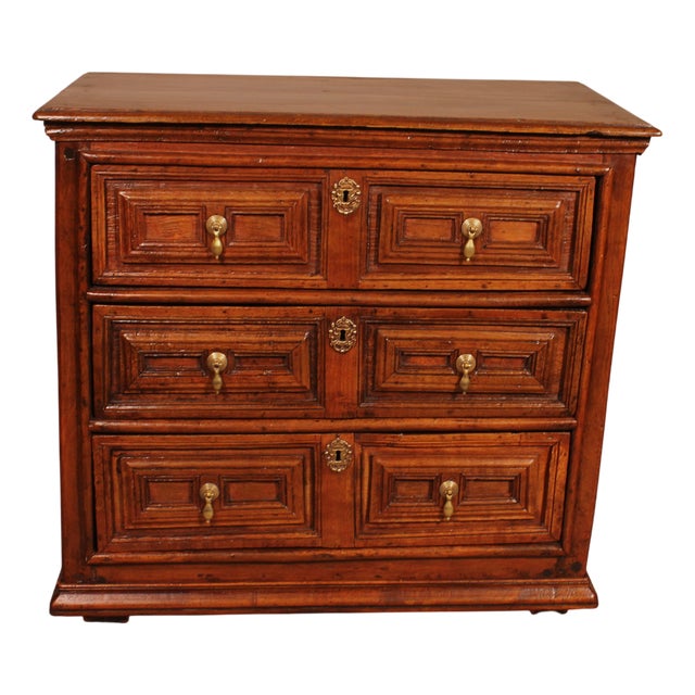 Small William and Mary Oak Chest of Drawers, 17th Century For Sale