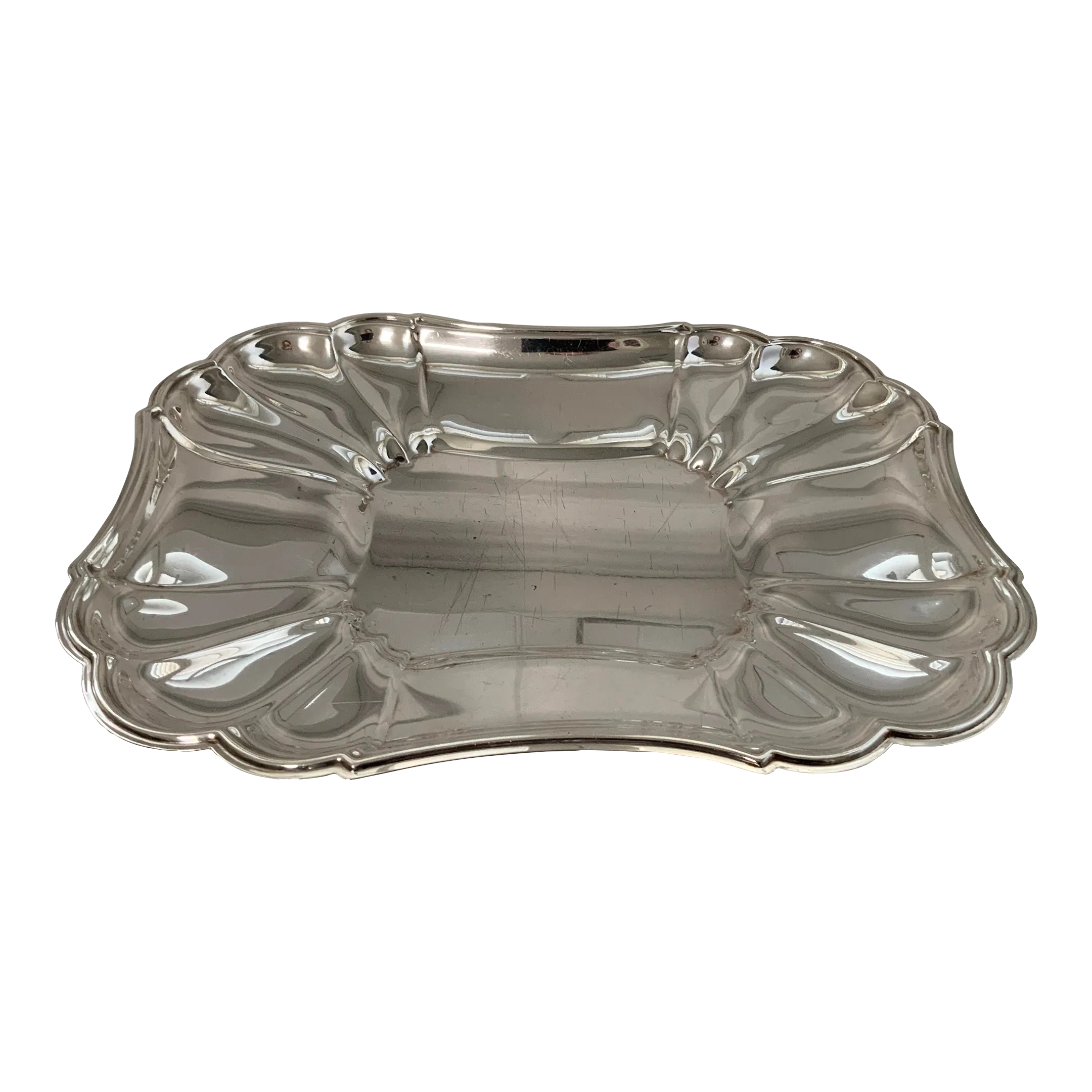 1970s Gorham Newport Silverplate Tray | Chairish