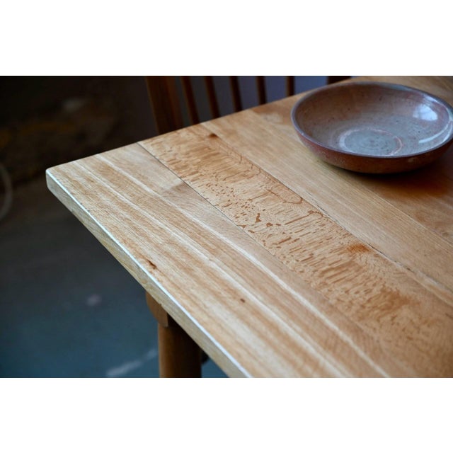 Scandinavian Bistro Table in Light Wood, 1960s For Sale - Image 13 of 17