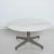 1960s Knoll Style Round Marble Coffee Table Star Base For Sale - Image 10 of 10