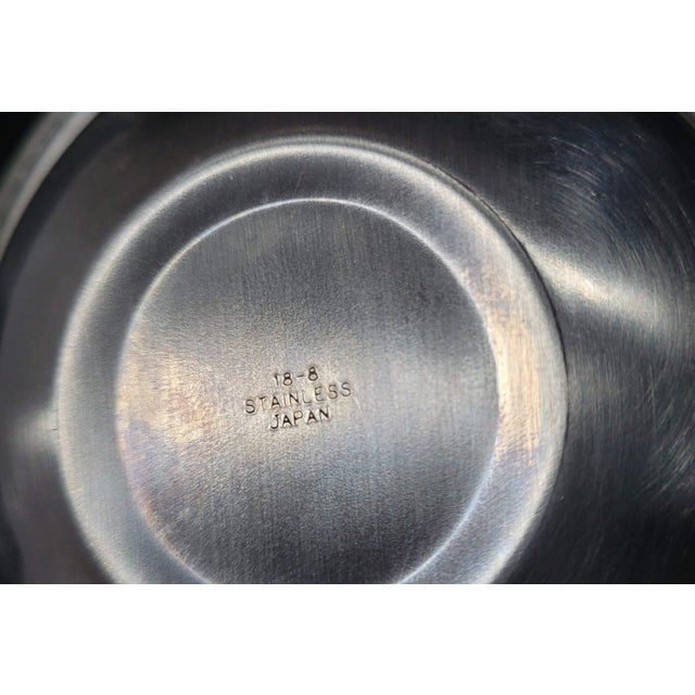 Vintage Mid-Century Modern Stainless Steel & Teak Chafing/Fondue Set - 6 Pc For Sale - Image 13 of 17