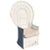 1970s White Split Bamboo Peacock Chair For Sale - Image 13 of 13