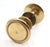 Traditional Cast Brass 3 In. Beaded Door Knob Set For Sale - Image 6 of 6