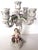 Vintage Porcelain Five-Light Candlestick, 1920s, in Very Good conditions. Designed 1920 to 1949 This piece has an...