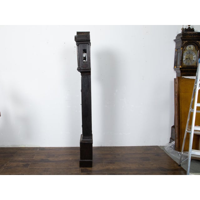 English 18th Century Chinoiserie James Hewitt of Sunderland Tall Case Clock For Sale In Atlanta - Image 6 of 12