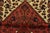 Red Hamedan Rug 3’2” X 4’4” Red Wool Vintage Tribal Hand-Knotted Oiental Carpet For Sale - Image 8 of 12