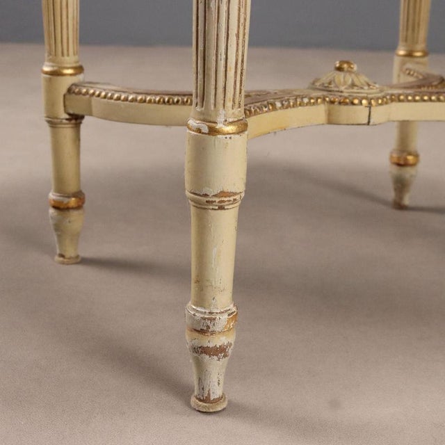 Italian Neoclassical Style Coffee Table in Wood For Sale - Image 8 of 11