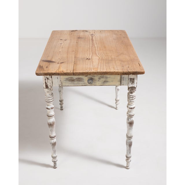 French Table with Single Drawer For Sale - Image 15 of 16