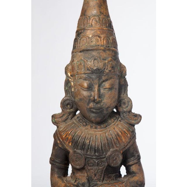Mid 20th Century Asian Figural Lamps After James Mont - a Pair For Sale - Image 5 of 8