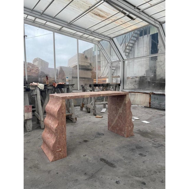 Not Yet Made - Made To Order Sculptural Stone Desk by My Habitat Design For Sale - Image 5 of 10