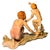 Tan Karl Ens Figurine Mother Child Beach For Sale - Image 8 of 13