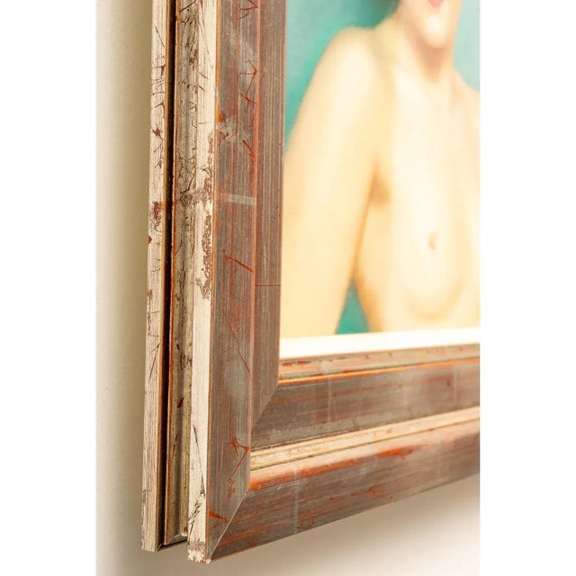 1930s Gloria Swanson by Raymond Duflos Portrait in Pastels For Sale - Image 5 of 8