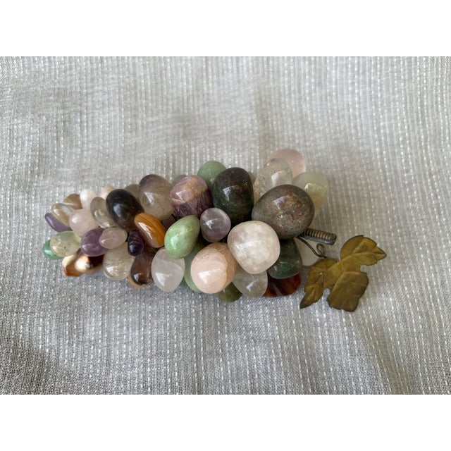 Natural Polished Gemstone Grape Cluster For Sale - Image 11 of 12