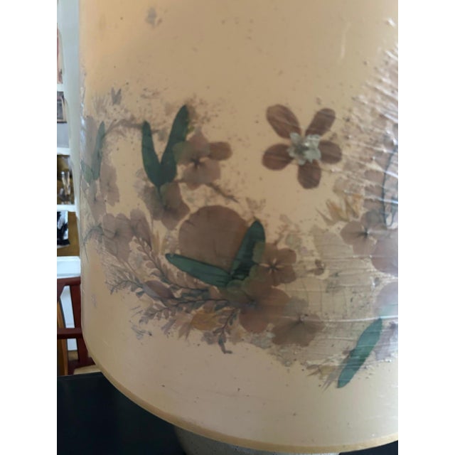 Mid-Century Modern Vintage Ceramic Lamp, 1970 For Sale - Image 3 of 9