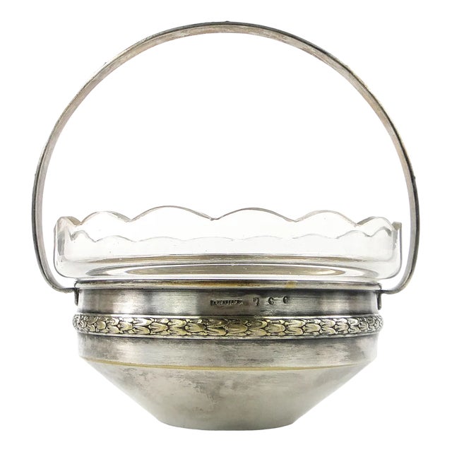 Art Deco Sugar Bowl from Bracia Henneberg, 1930s For Sale