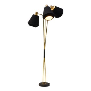 Swedish Triple Stem Floor Lamp, 1960s For Sale