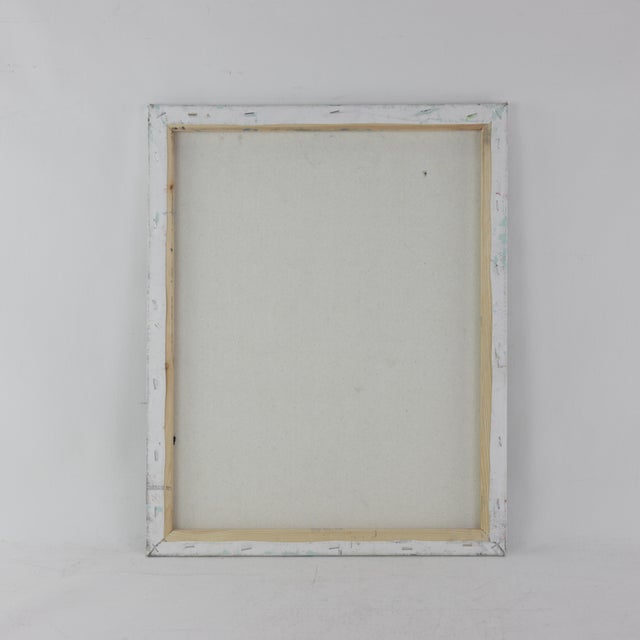 Baby Blue "Morning Mist" Contemporary Pastel Abstract Mixed-Media Painting For Sale - Image 8 of 9
