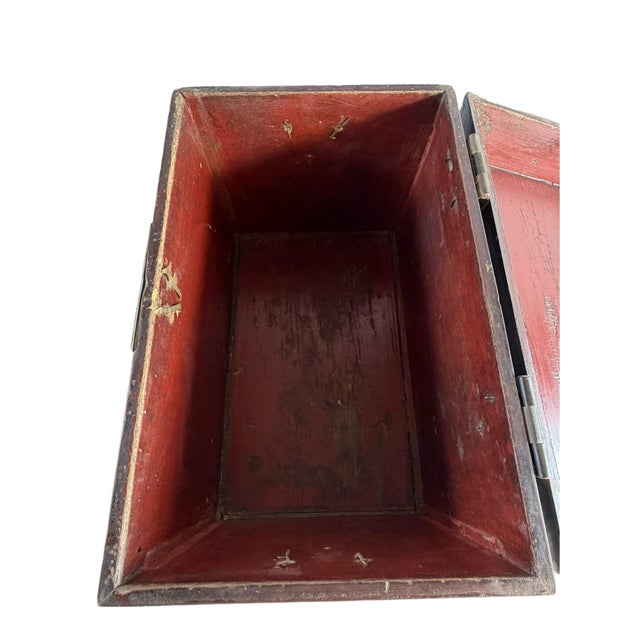 Antique Chinese Box in Original Patina For Sale - Image 16 of 18