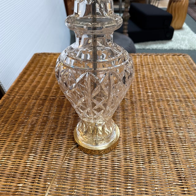 Waterford Araglin Collection Urn Style Table Lamp, Signed For Sale - Image 9 of 12