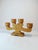 Swedish Hand-Carved Candleholder in Pine by Stig Johnsson, 1979 For Sale - Image 3 of 11