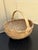 French Country Antique American Splint Oak Basket With Handled Form, Late 19th Century For Sale - Image 3 of 13