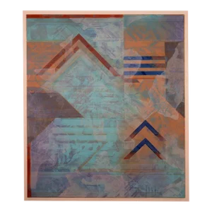 Robert Kelly Kalasa V Signed Modern Abstract Aquatint Etching 5/50 Framed 1985