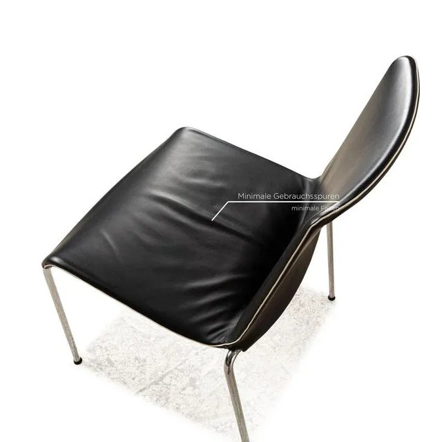 Liz Leather Chairs from Walter Knoll / Wilhelm Knoll, Set of 6 For Sale - Image 4 of 10