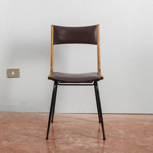 Vintage Boomerang Chair by Carlo de Carli, 1950s For Sale - Image 9 of 9