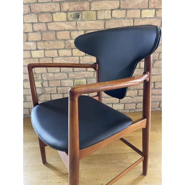 Armchair by Eva & Nils Koppel for Slagelse Møbelværk, 1960s, in Flawless conditions. Designed 1960 to 1969 I have official...