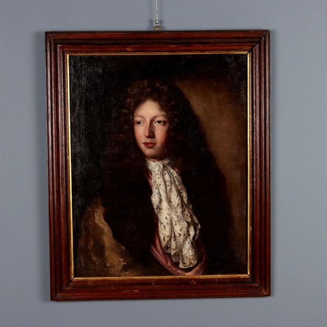 Male Portrait, Oil on Canvas, Framed For Sale - Image 8 of 8