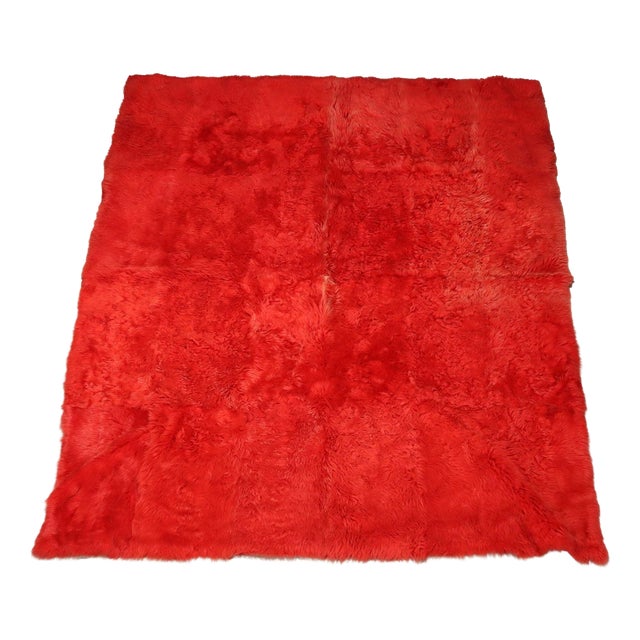 Antique Tulu Rug in Wool For Sale