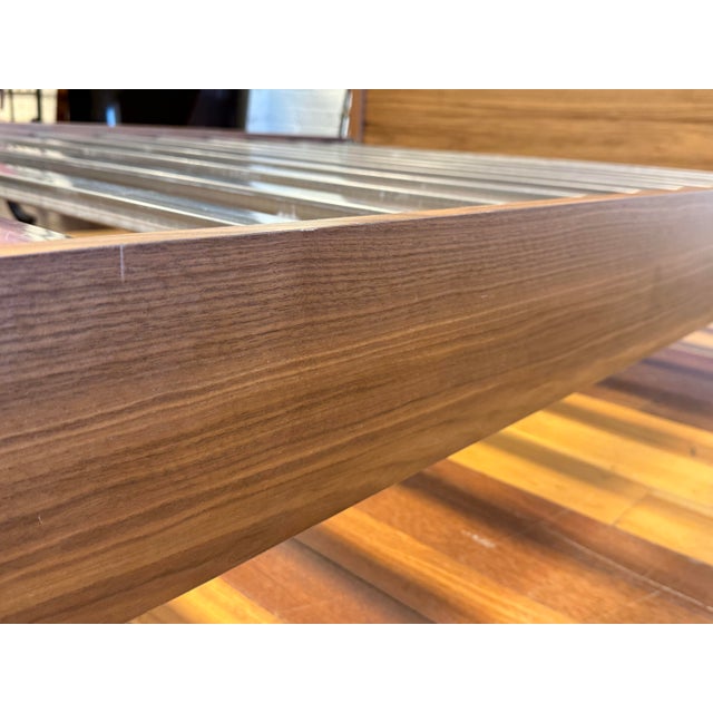 Queen Size Room & Board Emerson Bed Frame For Sale - Image 10 of 12