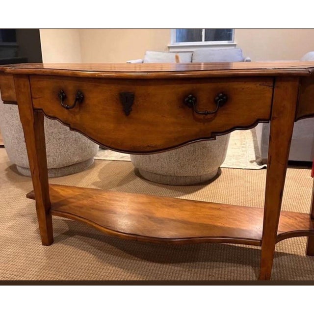 2010s Hekman Console Table For Sale - Image 5 of 6