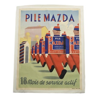 Mazda Poster by A. Simon For Sale