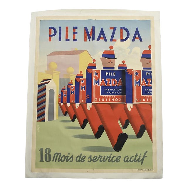 Mazda Poster by A. Simon For Sale