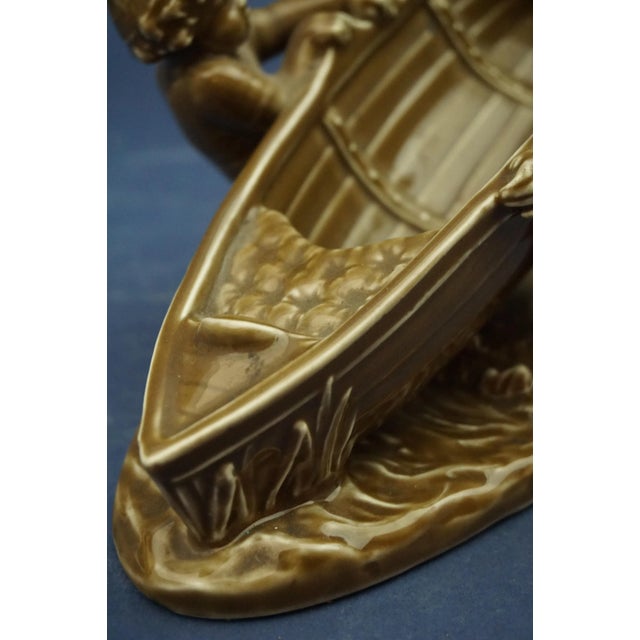 19th Century Ceramic Sculpture of Children with a Boat from Schlaggenwald, Bohemia, Austria For Sale - Image 17 of 18
