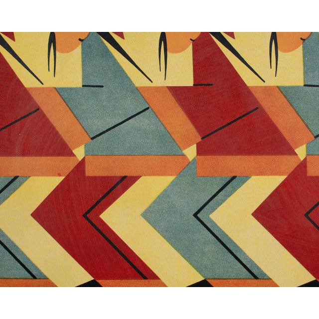 Printmaking Materials Weref Tee Original Art Deco German Advertising Poster For Sale - Image 7 of 7